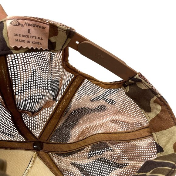 Ducks Unlimited 50th Anniversary Camo Hunting Snapback Trucker Hat Mesh Patch - Picture 7 of 8